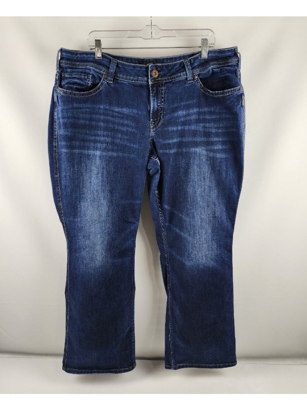 Silver Jeans Co. Jeans Womens 20/L31 Blue Suki Slim Leg Boot Denim (40x29)